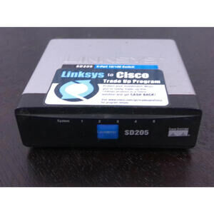 CISCO Linksys SD205 5-Port 10/100 Network Switch